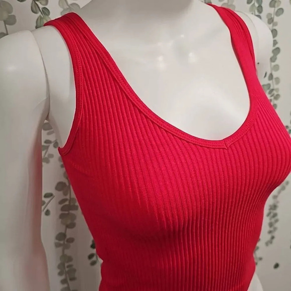 Free People Ribbed Brami Tank Top Sz XS/S - Picture 7 of 9